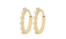 Creolen ZAFIR 12mm Diamanten