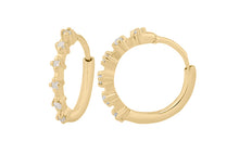 Creolen ZAFIR 12mm Diamanten