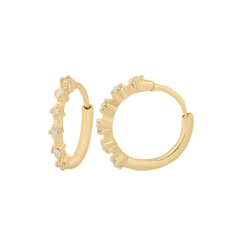 Creolen ZAFIR 12mm Diamanten
