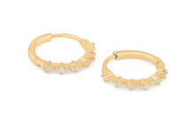 Creolen ZAFIR 12mm Diamanten