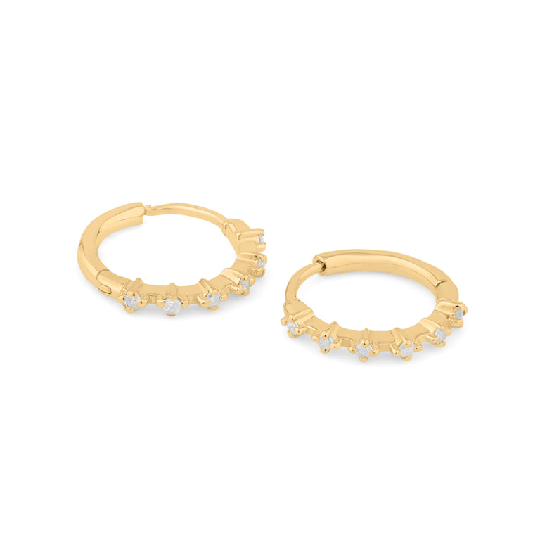 Creolen ZAFIR 12mm Diamanten