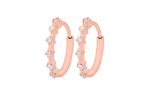 Creolen ZAFIR 12mm Diamanten