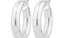 Creolen superleicht 25X5mm Silber