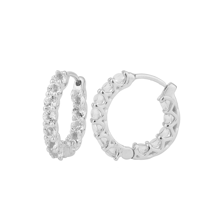 Creolen SOLVEIG  EXPRESS Silber Topas