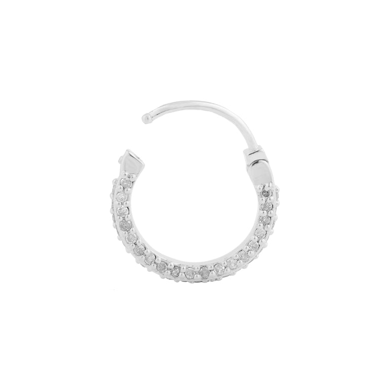 Segment Ring  KENSY DOPPELT 12mm Diamanten 18k Gold