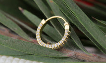Segment Ring  KENSY DOPPELT 12mm Diamanten 18k Gold