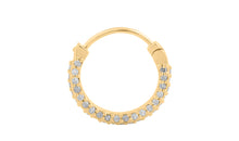 Segment Ring  KENSY DOPPELT 12mm Diamanten 18k Gold