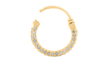 Segment Ring  KENSY DOPPELT 12mm Diamanten 18k Gold