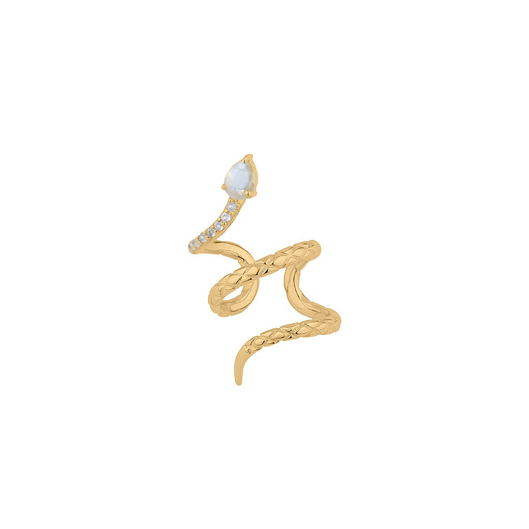 Earcuff FREYA mit Mondstein
