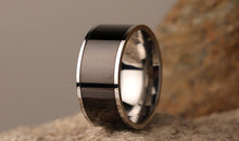 Edelstahl Ring bicolor 10mm