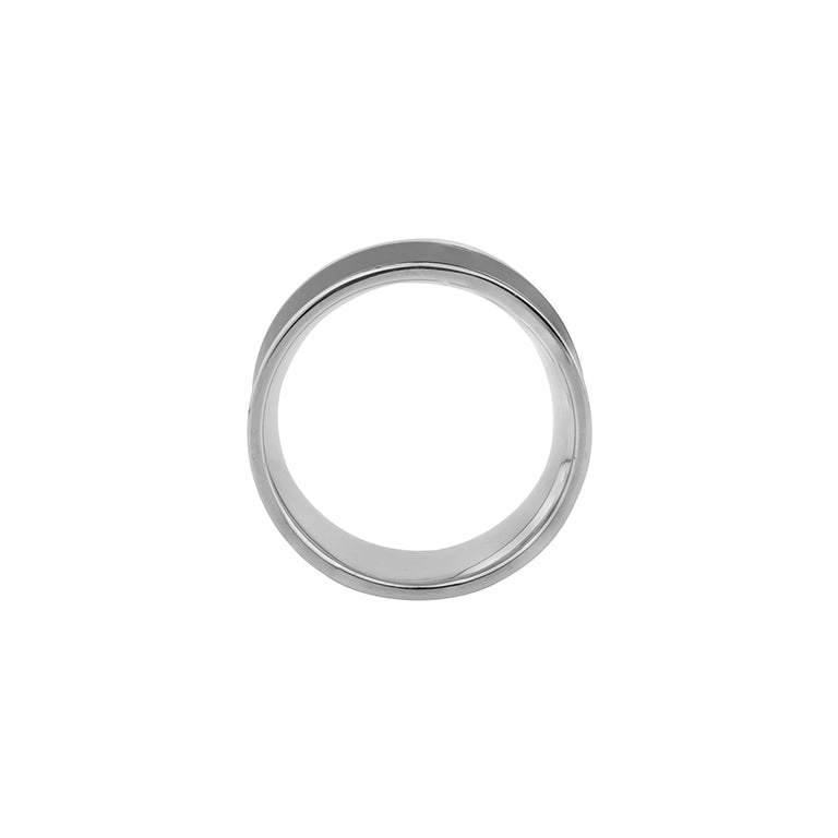 Edelstahl Ring bicolor 10mm