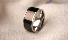 Edelstahl Ring bicolor 10mm