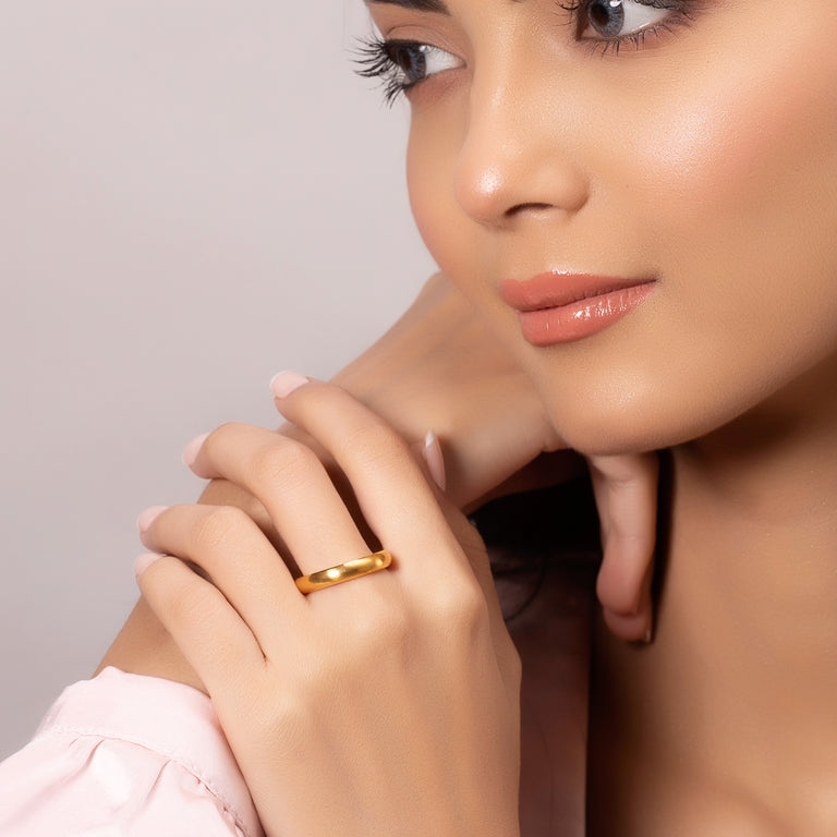 Edelstahl Ring WIARA 4mm
