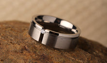 Edelstahl Ring 7mm mit Zirkonia