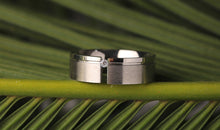 Edelstahl Ring 7mm mit Zirkonia
