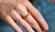 Ring HARRIET LIGHT Multiturmalin 3mm
