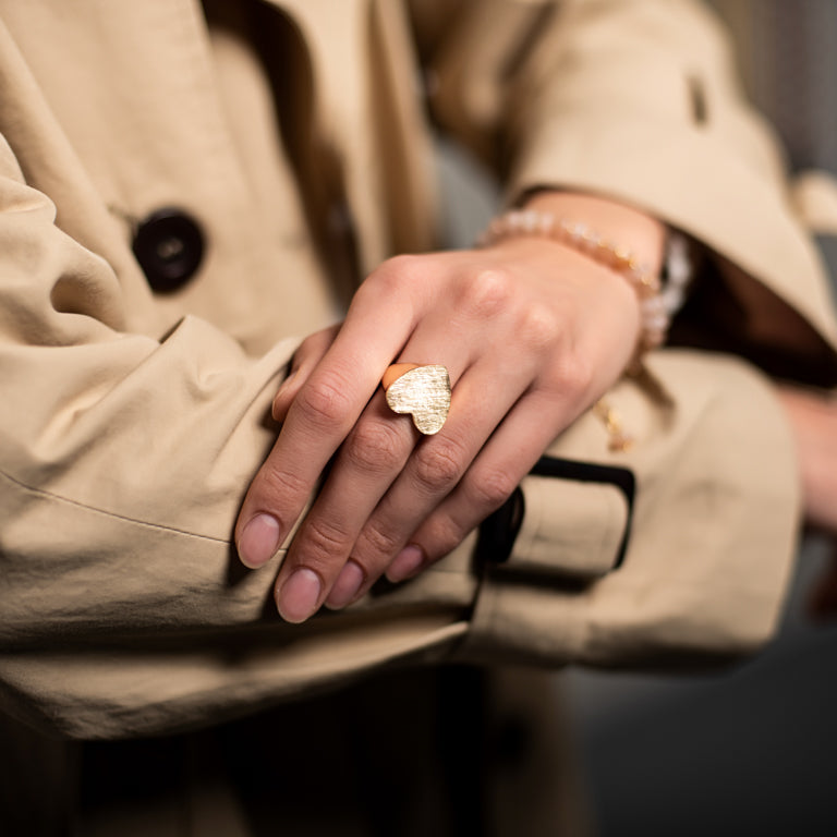 Ring ICE HEART  Silber