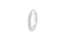 Creolen JULIANA Gold 8mm mit Diamanten