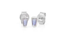 Ohrstecker  MINI KARO mit Labradorit