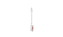 Charm KITE Rosa TURMALIN Krafpenfassung