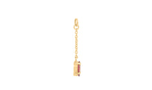 Charm KITE Rosa TURMALIN Krafpenfassung