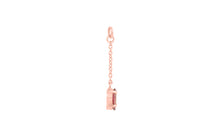 Charm KITE Rosa TURMALIN Krafpenfassung