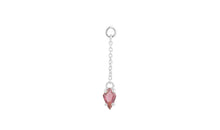 Charm KITE Rosa TURMALIN Krafpenfassung
