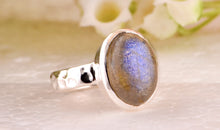 Ring JAMIE mit Labardorit Silber