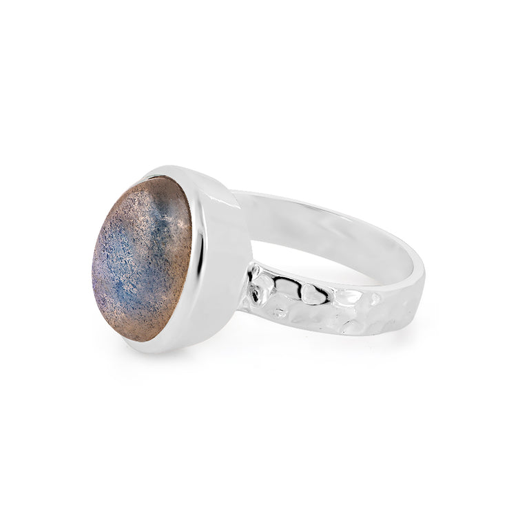 Ring JAMIE mit Labardorit Silber