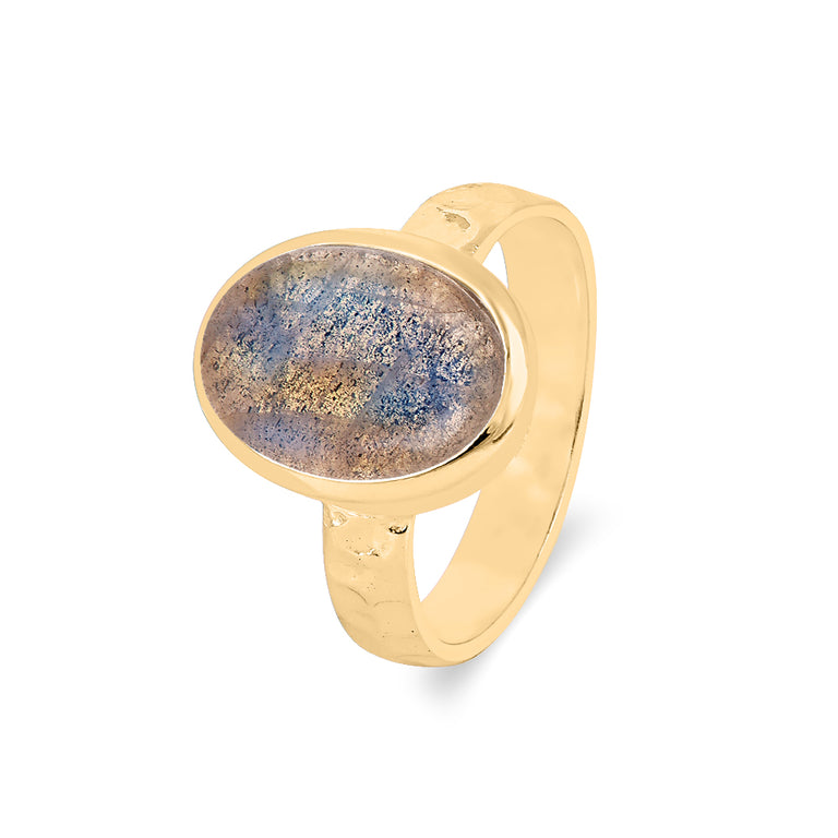 Ring JAMIE mit Labardorit Silber