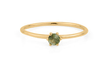 Ring  MINI BRIANA  mit grünem Turmalin 3mm