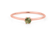 Ring  MINI BRIANA  mit grünem Turmalin 3mm