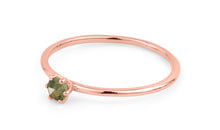 Ring  MINI BRIANA  mit grünem Turmalin 3mm
