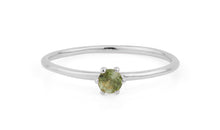 Ring  MINI BRIANA  mit grünem Turmalin 3mm