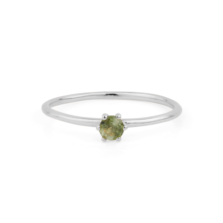 Ring  MINI BRIANA  mit grünem Turmalin 3mm