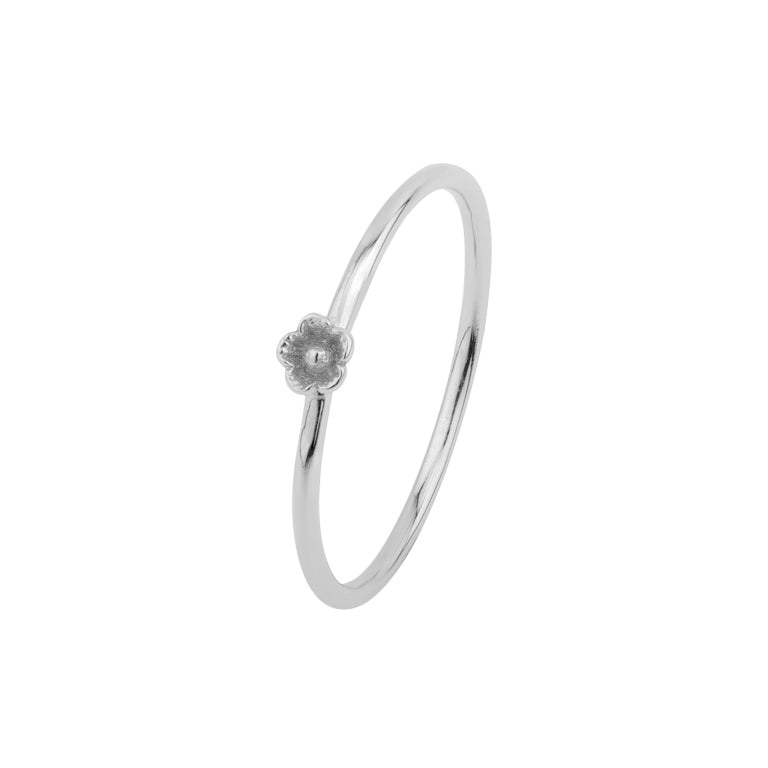 Ring  MINI FLOWER Silber