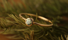 Ring  MINI JANAJA  mit grünem Turmalin 3mm