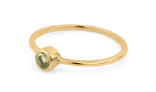 Ring  MINI JANAJA  mit grünem Turmalin 3mm