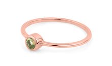 Ring  MINI JANAJA  mit grünem Turmalin 3mm