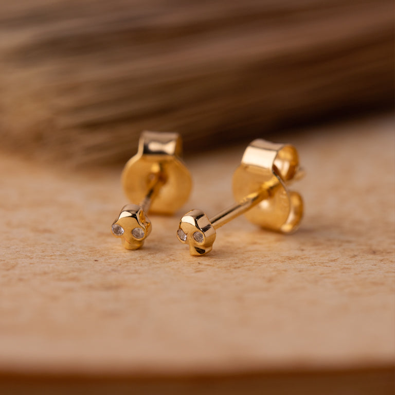 Mini Ohrstecker ETERNITY mit Diamanten