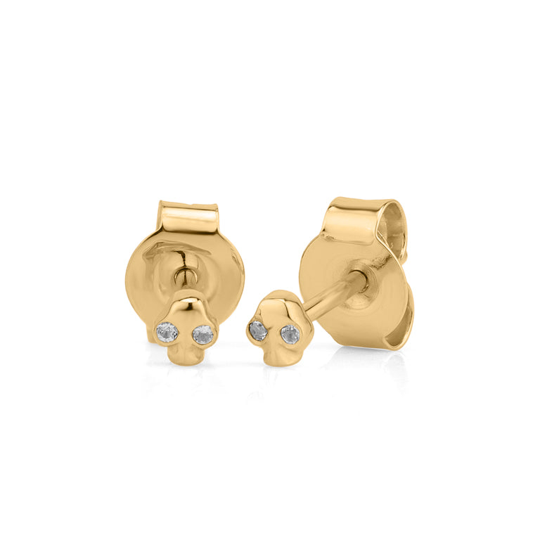 Mini Ohrstecker ETERNITY mit Diamanten