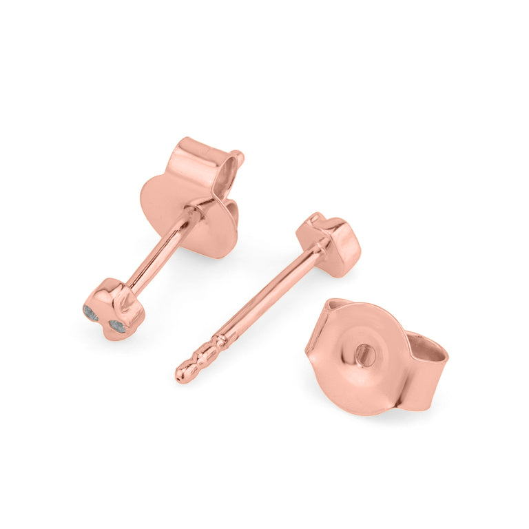 Mini Ohrstecker ETERNITY mit Diamanten
