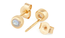 Ohrstecker  LEONORA Mondstein 4mm