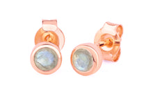 Ohrstecker  LEONORA Mondstein 4mm