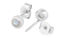 Ohrstecker  LEONORA Mondstein 4mm