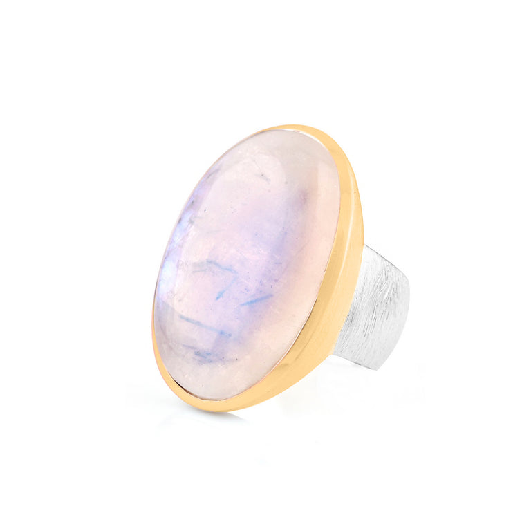 Ring NANDINI mit Mondstein