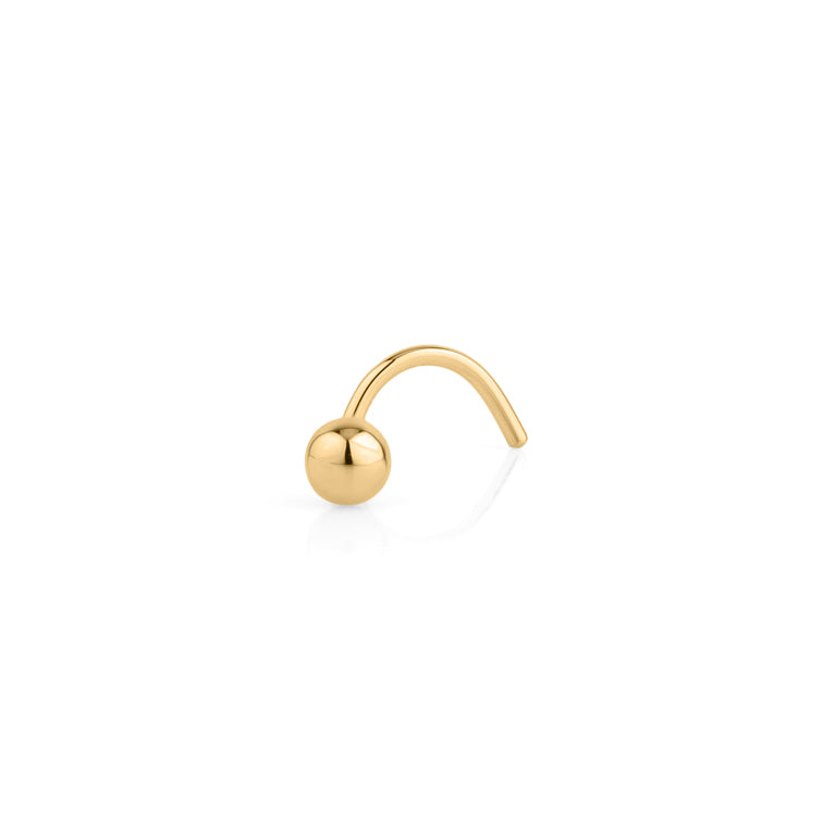 Nasen Piercing BETSY Ball Silber
