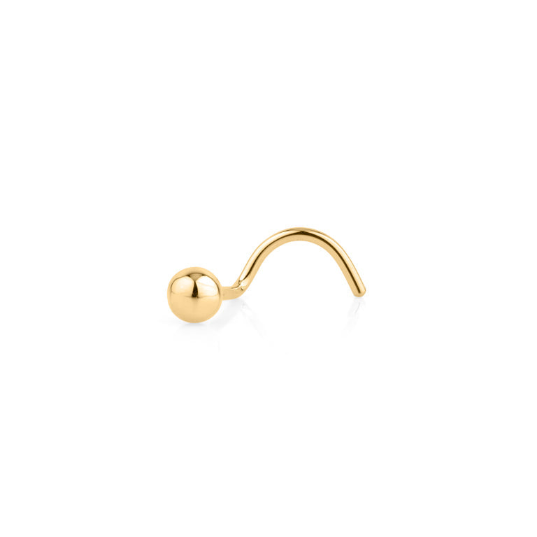 Nasen Piercing BETSY Ball Silber