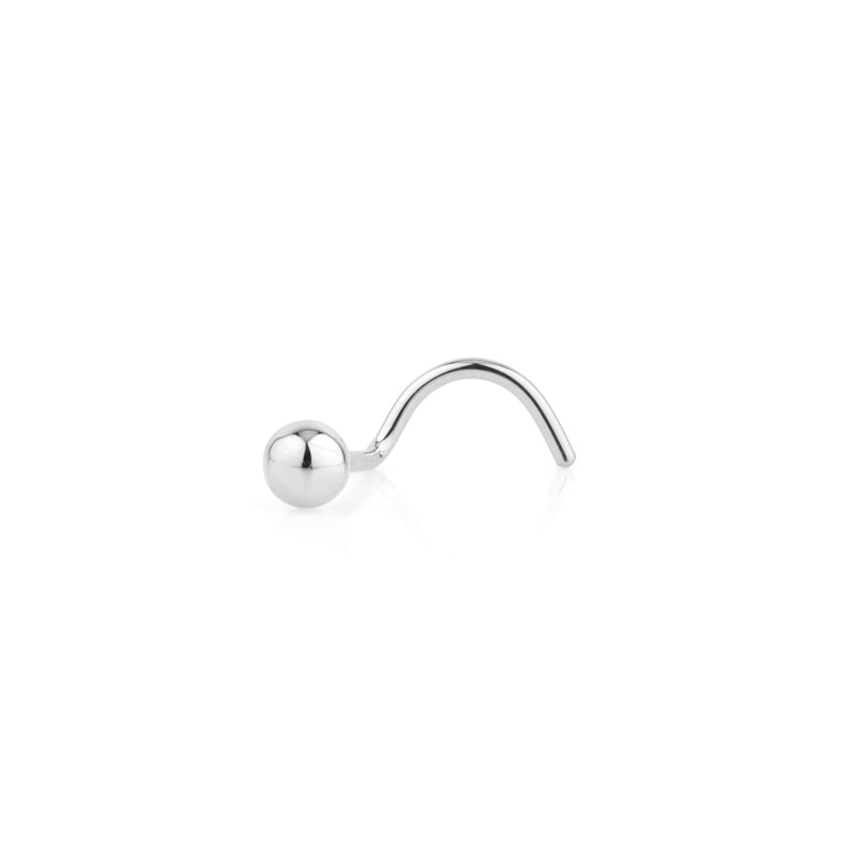 Nasen Piercing BETSY Ball Silber