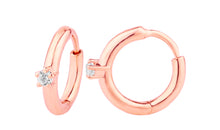 FELICITAS Creolen 2X12mm mit Diamant